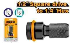 Square drive to Hex socket adapter