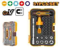 30 Pcs Interchang eable screwdriver and bits set