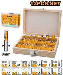 12 Pcs router bits set(8mm)