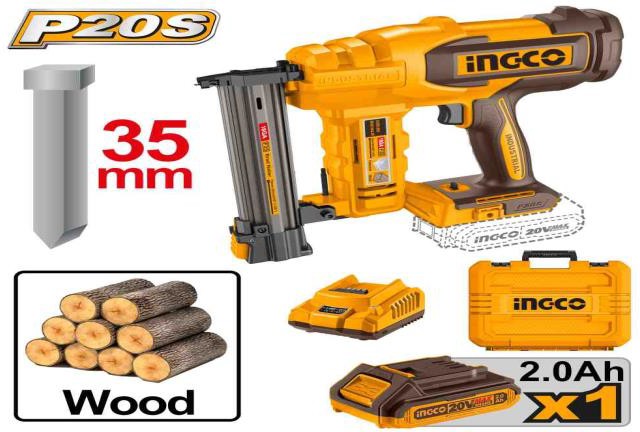 35mm Cordless brad nailer 16v-2B+1c