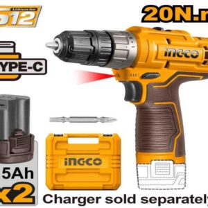 12V Lithium- Ion cordless drill Double battery