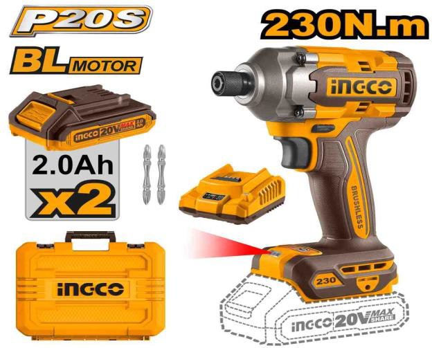 Cordless impact driver 230nm
