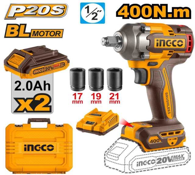 1/2' Cordless impact wrench 400NM