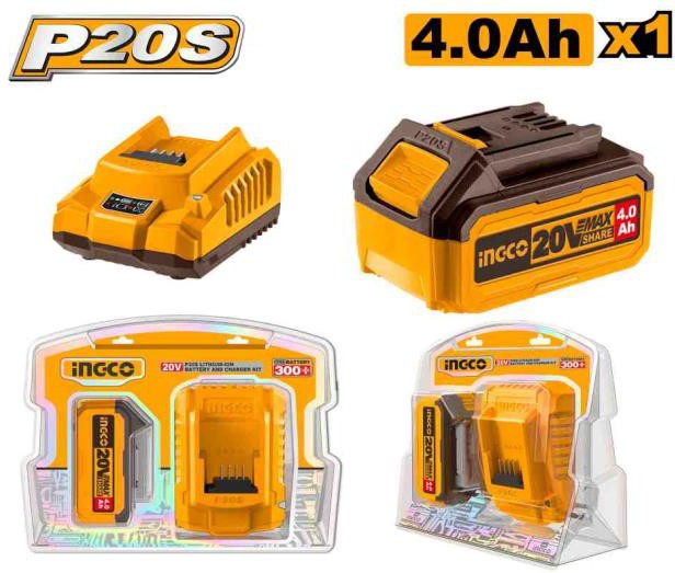 4AH Lithium- Ion battery and charger kit 20V