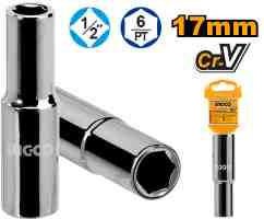 1/2' Deep hexagonal socket 17mm