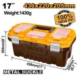 17' Plastic tool box